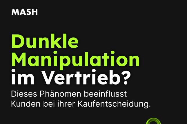 Bild zum Beitrag:Dunkle Manipulation im Vertrieb?