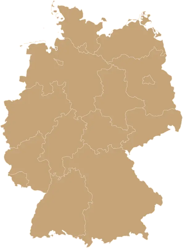 Deutschlandkarte mit unserem Standort Hannover