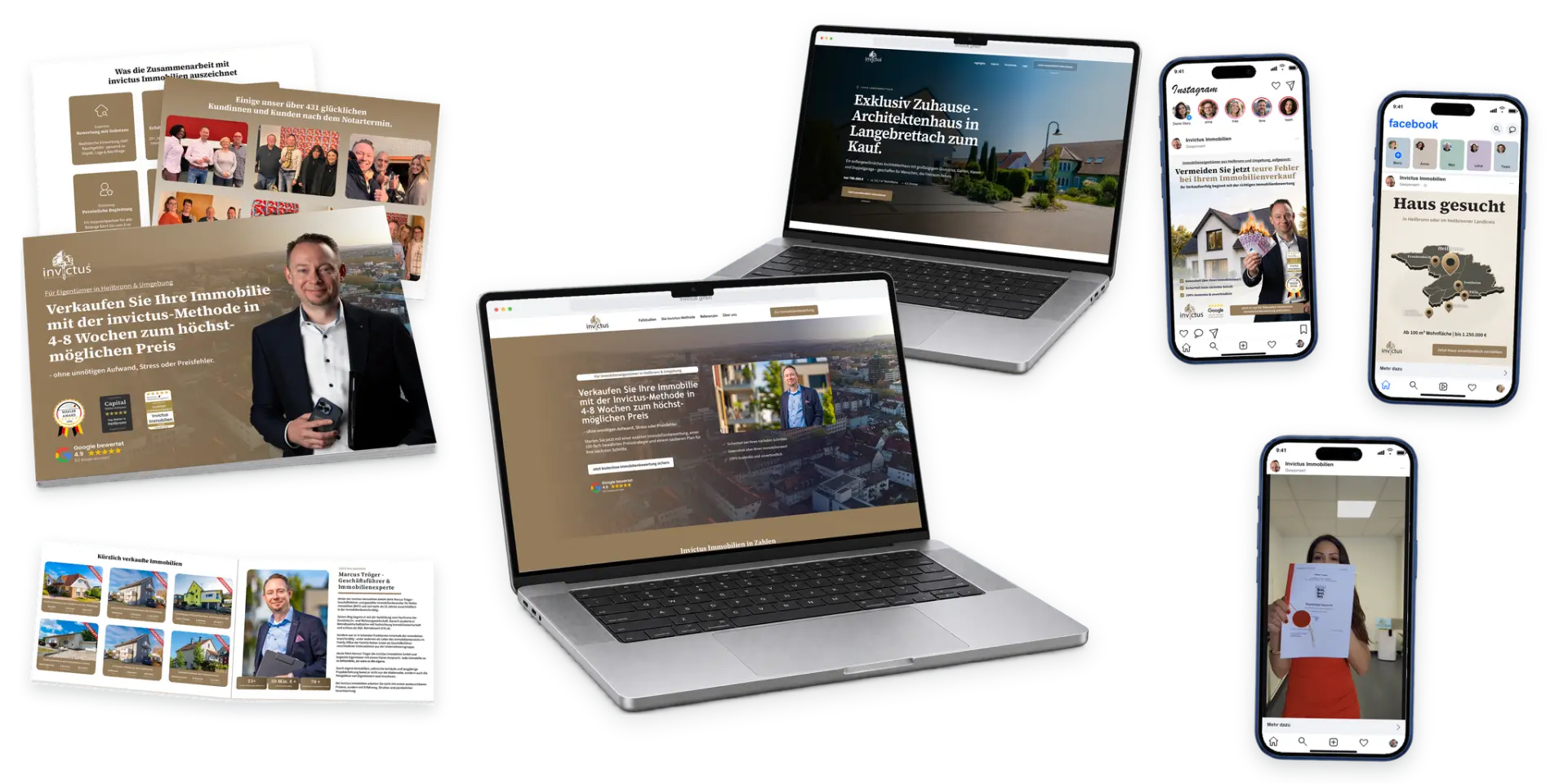 Original-Projektmockups – Tröger